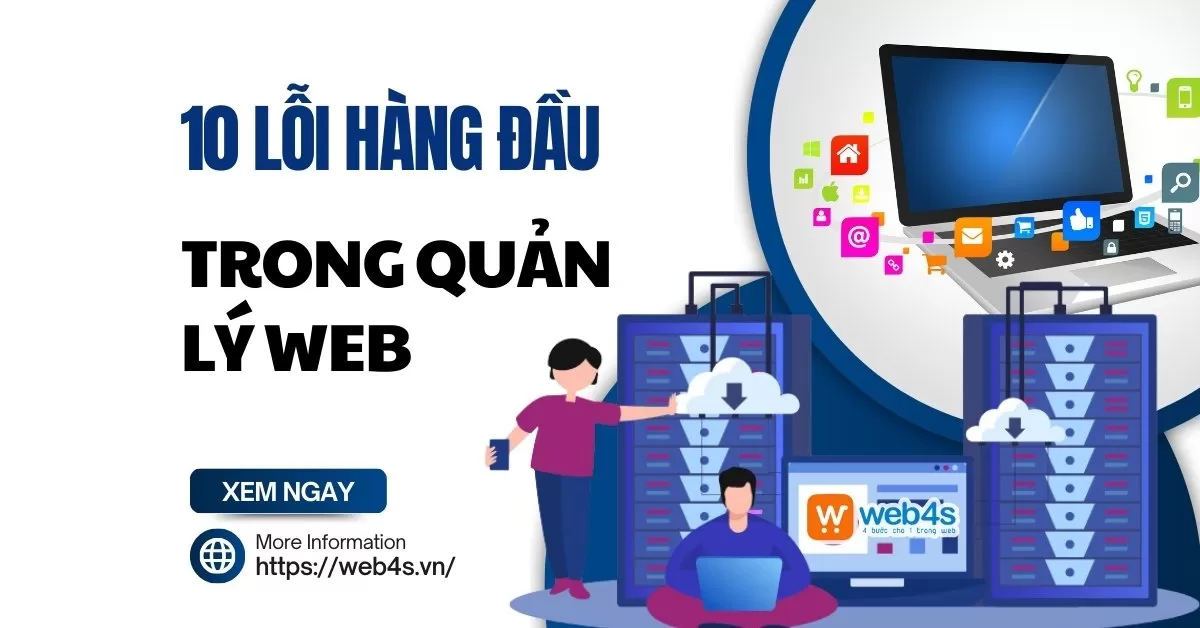 [Chú ý] 10 lỗi hàng đầu trong việc quản lý Web